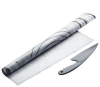 Набор AxWild 3721937 силиконовый коврик 46*66 нож для теста графит