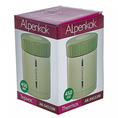Термос пищевой Alpenkok AK-04533M 450мл
