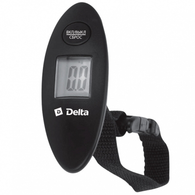 Весы безмен электронные Delta D-9100 40кг черный